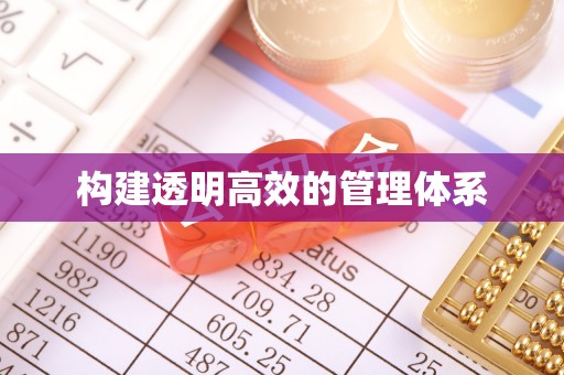 鸡西构建透明高效的管理体系