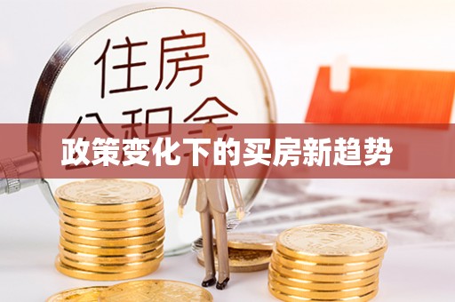 鸡西政策变化下的买房新趋势